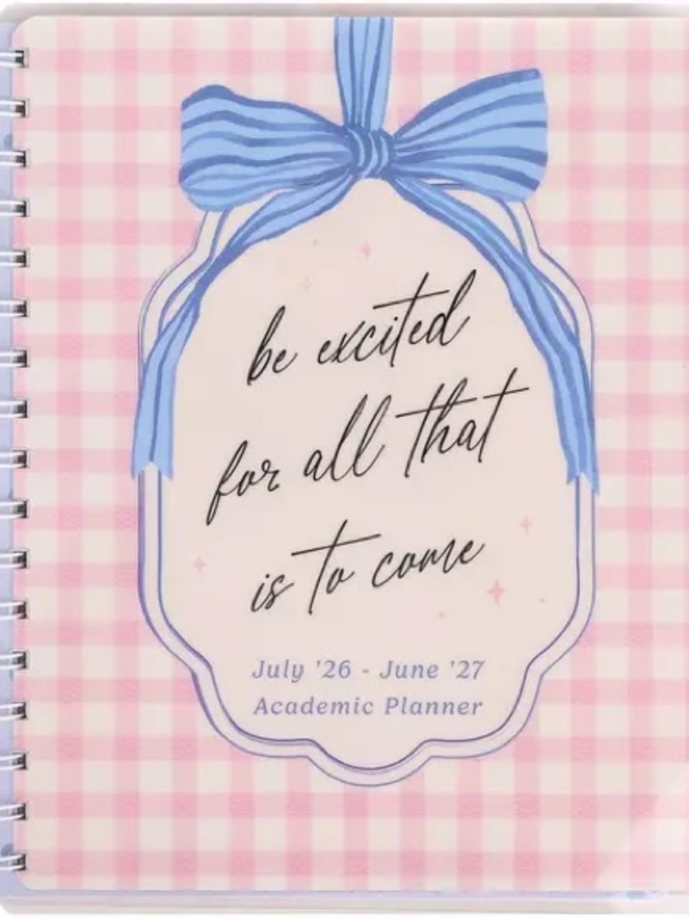 Sweet Bows Weekly Academic Planner 2026-2027